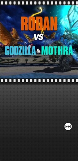 Rodan(Washington,D.C. ver) vs. Godzilla & Mothra