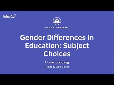 Education: Gender and Subject Selection