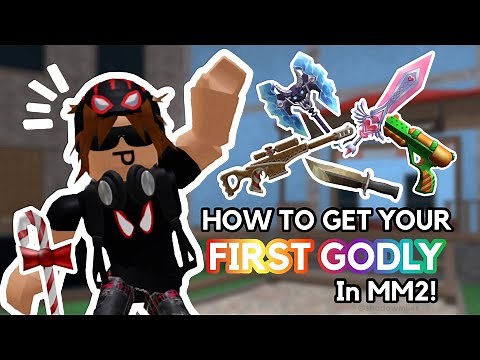 How to get your FIRST GODLY in MM2! (Roblox Murder Mystery 2)