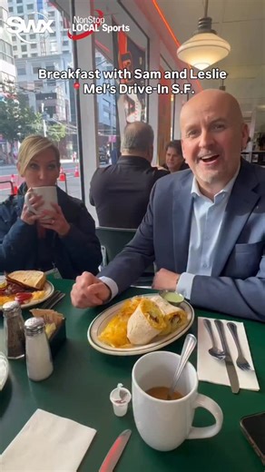 Breakfast stop in San Francisco 🍳☀️🏈 Sam and Leslie check out Mel’s Drive‑In — and Leslie gives her review. 📺 Tune into The Wake Up Show to catch Sam’s full story. Stick around with NonStop Local for more content and coverage all week long! #nonstoplocal #superbowl #seahawks #sanfrancisco | KHQ Local News