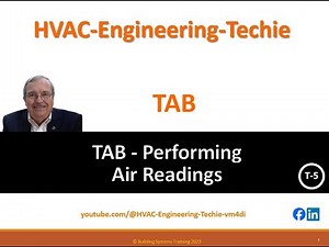 HVAC TAB How to Perform Air Test Readings. Training Session T-5