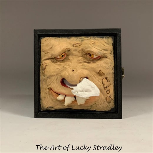 Hand Sculpted Snuffle Box – Funny Tissue Holder, Unique Home Decor - Etsy