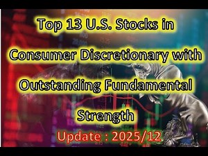 Top 13 U.S Stocks in Consumer Discretionary with Outstanding Fundamental Strength