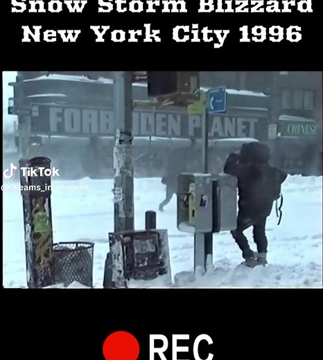 1996 New York City Blizzard Footage