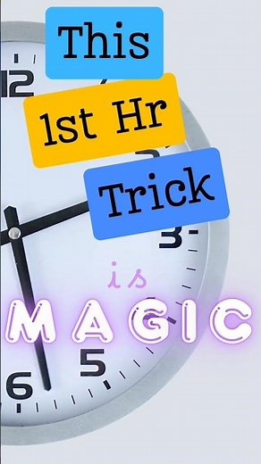 This 1st Hour Trick ⏰ Tells You Everything in INTRADAY 📉