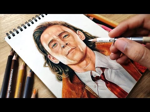 Drawing Loki (tom hiddleston) MARVEL Disney Plus | Esteban Arts
