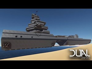 Dual Universe HUGE L Core Capital Ship, Work in Progress Update Video