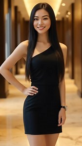 23K views · 1.8K reactions | One-shoulder black dress—clean, confident, no extra effort needed | Amara Sunisa | Facebook