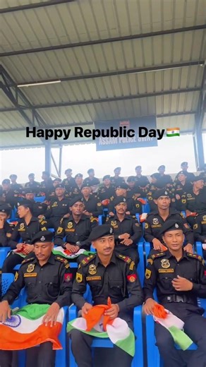 #All assam police commando black panther Republic day 🫡🇨🇮🪖