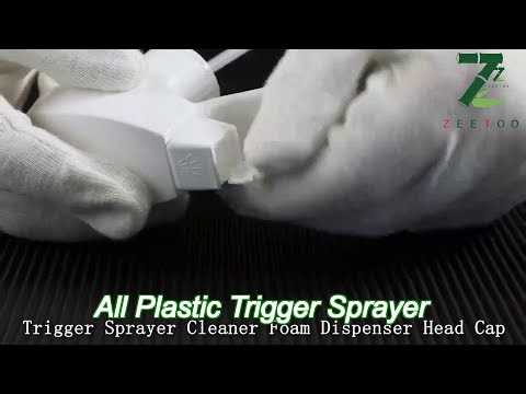 yellow pp all plastic trigger sprayer 28/410 metal mesh foam trigger sprayer