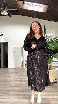 Sparkly holiday party dresses from BloomChic