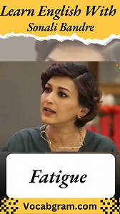 14K views · 247 reactions | Fatigue meaning - Learn English With Sonali Bandre #englishlanguage #english #sonalibandre | Vocabgram | Facebook