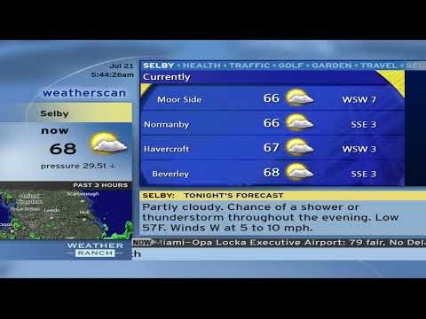 Intellistar 1 Weatherscan Emulator - Selby, UK - 7/21/2025