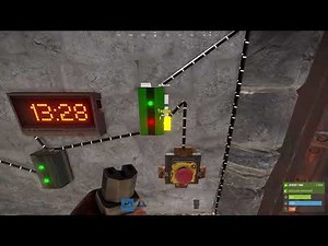 Rust Electricity for Beginners - Ep 11 Digital Clock Nightlights & Random Door Opener