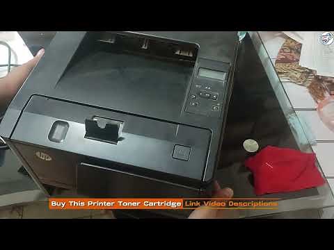 Fix the paper jam HP LaserJet Pro 400 Printer M401 series.how to clean pickup roller on Hp Printer.