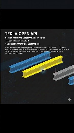 TEKLA OPEN API #AutoCAD#TeklaStructures #TeklaOpenAPI #TeklaAPI #IFC #AutoCAD