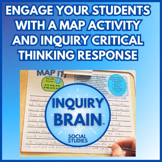 Columbian Exchange & Triangular Trade Map Skills + DBQ Writing Activity