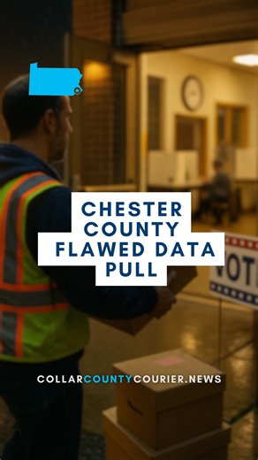 An error that affected the ability of tens of thousands of Chester County voters to cast regular ballots on Election Day happened after county officials mistakenly failed to extract third party and unaffiliated voters from the state’s voter registration management database when creating a pollbook file for printing. | Collar County Courier | Facebook