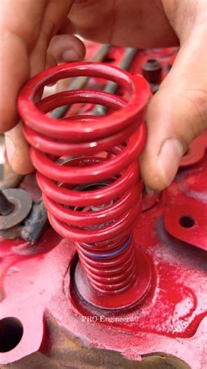 Smooth Install Valves Lock Springs #automobile #shortsfeed #valves #yt #fypシ #viralcontent