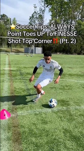 ⭐️Soccer Tips When Shooting A Soccer Ball With ACCURACY‼️#soccer #football