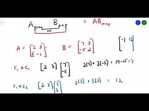 Linear Algebra 2.1 Matrix Multiplication