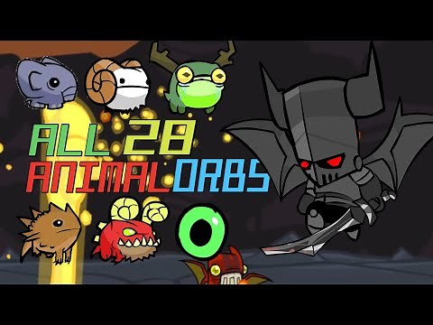 Castle Crashers Remastered - All 28 ANIMAL ORBS under 5 MINUTES (2022)
