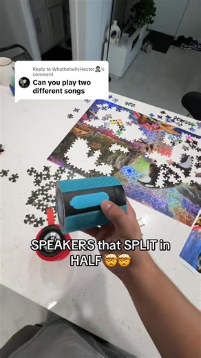 One speaker. Two ways to play. SplitSpeaker™ snaps apart into dual wireless speakers so you can spread the sound and double the vibes anytime, anywhere. 🔥 360° surround sound experience 🔋 10 hrs of battery life for nonstop music 💧 Durable & splash-resistant 🎁 Perfect for holiday parties everywhere else Shop our Black Friday sales today while we still have stock in our famous Split speaker | Split Speaker