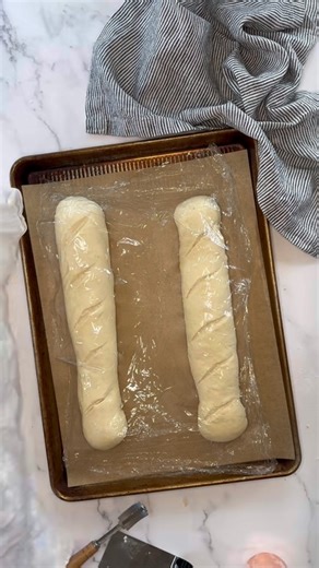 This is how French bread is supposed to taste. 🥖 Drop RECIPE below for the full printable ingredients list & instructions 👇 Homemade French bread ready in about 2 hours! Soft inside, chewy and golden outside. Beginner-friendly using pantry staples. https://www.thefreshcooky.com/french-bread/ #FrenchBread #HomemadeBread #BreadBaking #BeginnerFriendly #BakeryStyle #ArtisanBread #FreshBread | The Fresh Cooky