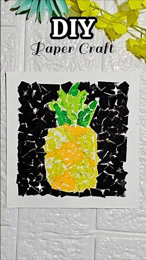 DIY Texture Art Background✨ Easy Wall Art Idea #diy #craft #shorts