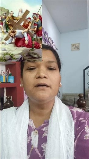 3*यीशु पहली बार क्रूस के नीचे गिरते हैं #jesus #song #thankjesus #god #jesusmusic #christiansongs