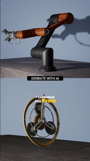 I Turned an Image Into a 3D Model… and Imported It Into Blender (Ai tool) #engineering #ai