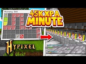 Hypixel Skyblock - The FASTEST Way To LEVEL Up Your Alchemy Skill (45K XP Per Minute)