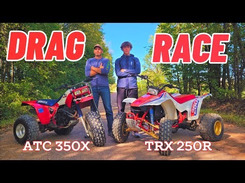 Drag Race: TRX 250R vs ATC 350X
