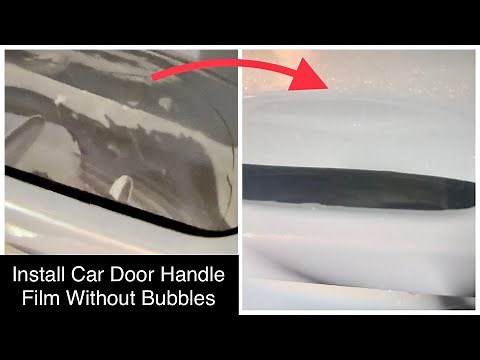 How to Install Car Door Handle Protection Film Without Bubbles and Wrinkles #voroly #crv2023