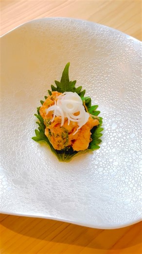 🌊Ankō Aemono — tender monkfish dressed in its own rich liver sauce. A harmony of ocean depth and winter comfort, crafted with quiet precision. Delicate, silky, and unapologetically indulgent in every bite. #Anko #Ankimo #Aemono #Monkfish #JapaneseFood #Washoku #SashimiLovers #SeafoodLovers #Omakase #ChefSpecial #SeasonalMenu #WinterCuisine #GourmetExperience #FoodieLife #HoustonFoodie #Foodstagram #IGFoodie #UmamiBurst #JapaneseCuisine #FineDining #SeafoodDelight #旨味 #日料 #料理 #安康鱼 #安康鱼肝 #WinterM