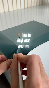 ✔️ First of all, save this video to refer back to when you’re ready to vinyl wrap your next project. Vinyl wrapping can seem overwhelming and is often put in the too hard basket 🧺 As with anything practice makes better! We always tell our customers to use a few off cuts or samples and practice the tricky parts of their project. Here’s how to wrap a corner: 1️⃣ smooth down the vinyl 2️⃣ find the corner and cut with a sharp utility knife 3️⃣ fold down one side 4️⃣ lift up the other side and fold 