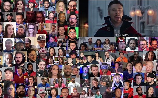 【开黑】众油管老外看《蜘蛛侠3英雄无归》先导预告片时的反应合集（大合集版）