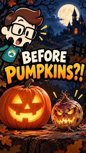 Why Were Jack-o’-Lanterns Originally Turnips? 🎃 #halloween