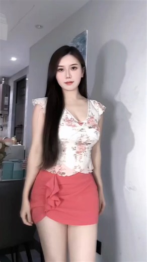 🌸 Elegant Floral Top & Pink Mini Skirt ✨ | Chic Women's Summer Fashion #shorts #viralcontent