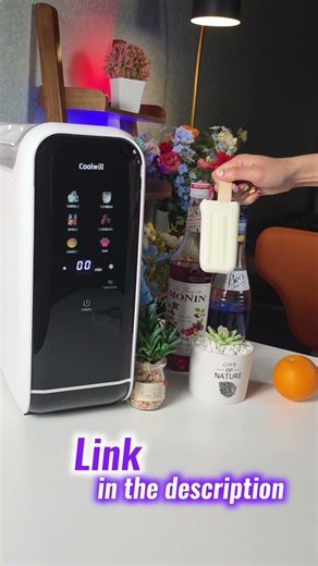 Coolwill Popsicle Machine — 5 Popsicles in 30 Minutes at Home