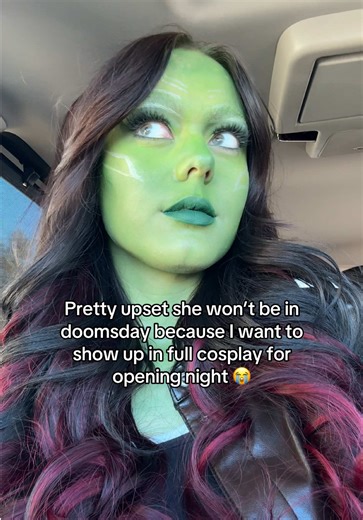 My theater allows it too 😭😩 guess I better make a different one for someone that’s actually alive💀 #doomsday #avengersdoomsday #marvelcosplayer #gamoracosplay #gaurdiansofthegalaxy