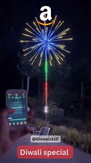 🌈 Glowave Fireworks LED Strip Light | Best Diwali Decor Light for Home | Bluetooth & Remote Control