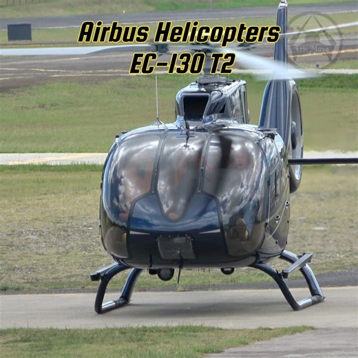 Take a Look at the EC 130 T2 Airbus Helicopters with Engine Started #aviation #helicopter #shorts