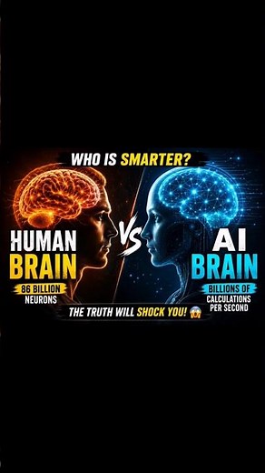 vs Human Brain 🧠⚡ Who Will Win the Future?