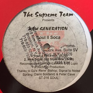New Generation - Soul II Soca