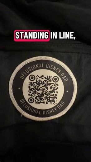The Official Delusional Disney Dad QR Code! @DisneyWorldTom @Walt Disney World @Disney Parks #delusionaldisneydad #waltdisneyworld #disneyadult #disneyinfluencer #disneydad