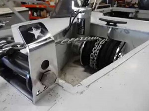 Lone Star Marine GX1 anchor winch installation