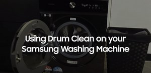 Using Drum Clean on your Samsung Washing Machine