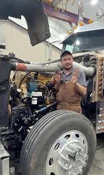 Drag link and steer gear replacement! #Mechanic #trucking #dieselmechanic #repair #satisfying