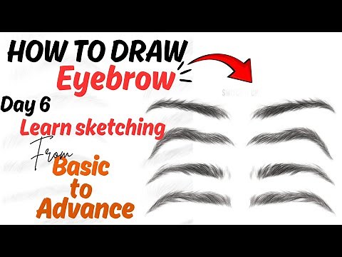 How to Draw Realistic Eyebrows for Beginners | Step-by-Step Tutorial